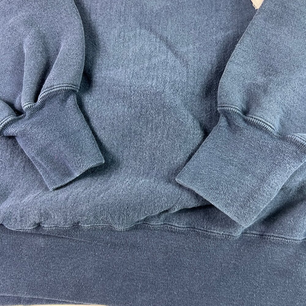 VTG Champion Reverse Weave Wisconsin Badger Sweatshirt Extra Large Blue Crewneck - Picture 4 of 14